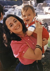 Sherri Brown with son